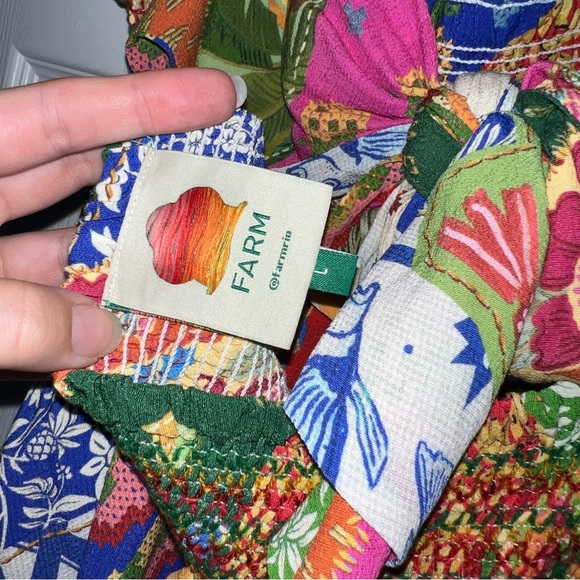 FARM RIO PATCHWORK DRESS - Picture 2 of 8